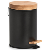 Artikelbild 1 für Zeller Kosmetikeimer 3,0 l Bambus, schwarz, Artikelnummer 745957