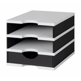 Artikelbild 1 für styro Schubladenbox uno schwarz 268-0103.9895S, DIN A4 mit 1 Schublade, Artikelnummer 380976