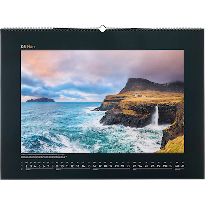 Artikelbild 4 für KUNTH Monats-Wandkalender Farben der Erde - Europa 2026, Artikelnummer 575686