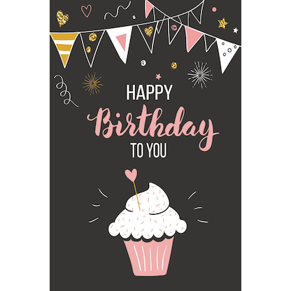 Artikelbild 2 für LUMA Geburtstagskarte Happy Birthday DIN B6, Artikelnummer 403141