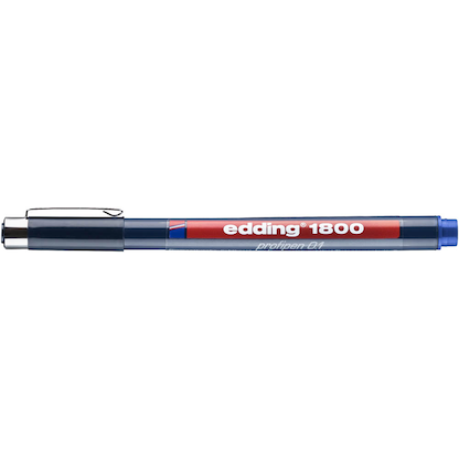 Artikelbild 5 für edding 1800 profipen Fineliner blau 0,25 mm, 1 St., Artikelnummer 603427