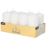 Artikelbild 1 für 8 STARPAK Stumpenkerzen weiß, Artikelnummer 514117