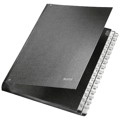 Artikelbild für AKTION: LEITZ Pultordner 5831 1-31 schwarz mit Prämie nach Registrierung, Artikelnummer 154245