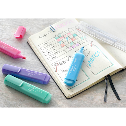 Artikelbild 2 für FABER-CASTELL TL 46 Pastell Textmarker farbsortiert, 4 St., Artikelnummer 370517