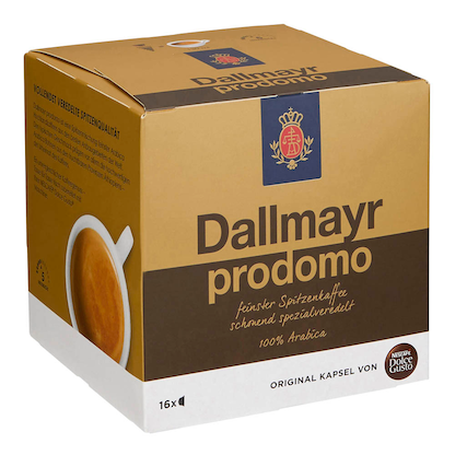 Artikelbild 2 für Dallmayr Prodomo Kaffeekapseln, Arabicabohnen 16 Portionen, Artikelnummer 694141