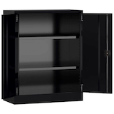 Artikelbild 1 für ClassiX Metallschrank X-530319 tiefschwarz 80,0 x 38,0 x 100,0 cm, aufgebaut, Artikelnummer 183869