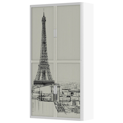 Artikelbild 4 für PAPERFLOW easyOffice Rollladenschrank 62120ST ohne Fachböden 110,0 x 41,5 x 204,0 cm, Artikelnummer 541401