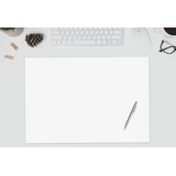 Artikelbild 1 für SIGEL Schreibtischunterlage Blanko weiß Papier 59,5 x 41,0 cm, 30 Blatt, Artikelnummer 639946