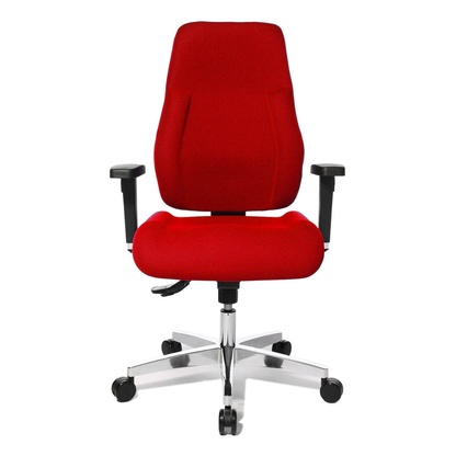 Artikelbild 9 für Topstar Bürostuhl Point 91, PI99GBC1 Stoff rot, Gestell alu, Artikelnummer 324731