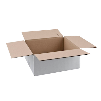 Artikelbild für 20 Nestler Wellpapp-Faltkartons 1-wellig weiß 27,0 x 23,0 x 11,7 cm Außenmaß, Artikelnummer 597278