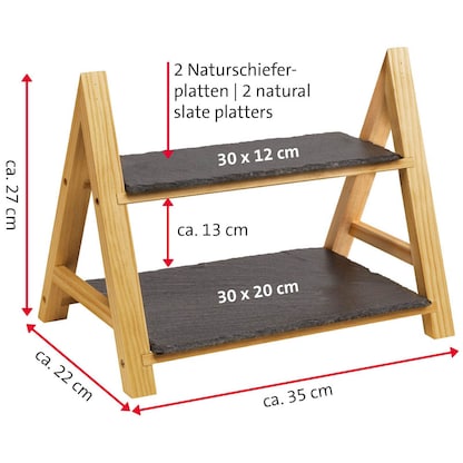 Artikelbild 4 für WESTMARK Etagere Tapas + Friends braun, Artikelnummer 711501