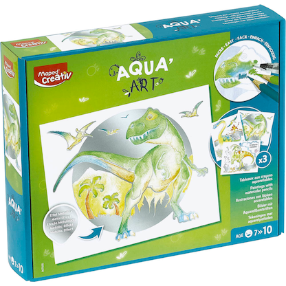 Artikelbild 2 für maped AQUA’ART - Dino Malset farbsortiert, 1 Set, Artikelnummer 967214
