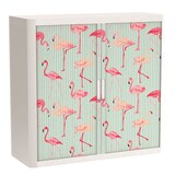 Artikelbild 1 für PAPERFLOW easyOffice Tropical Rollladenschrank 60708 2 Fachböden 110,0 x 41,5 x 104,0 cm, Artikelnummer 210829