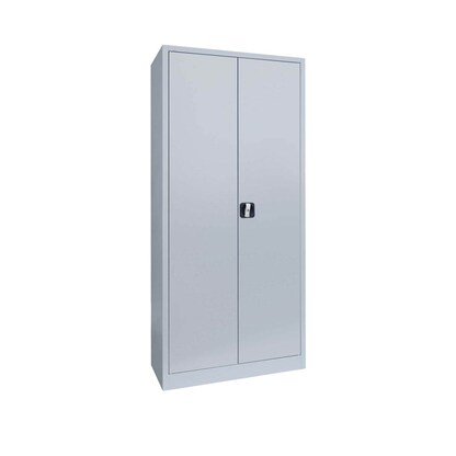 Artikelbild 6 für LÜLLMANN Putzmittelschrank 545520 lichtgrau 80,0 x 38,3 x 180,0 cm, aufgebaut, Artikelnummer 183036