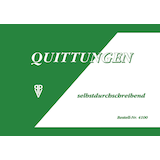 Artikelbild 1 für Quittung, MwSt. separat ausgewiesen Formularbuch 4100, Artikelnummer 898705