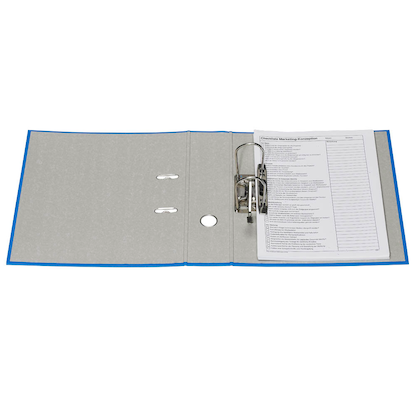 Artikelbild 5 für AKTION: bene No.1 POWER Ordner blau Kunststoff 8,0 cm DIN A4, Artikelnummer 989954