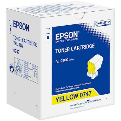 Artikelbild 2 für EPSON S050747 gelb Toner, Artikelnummer 857413