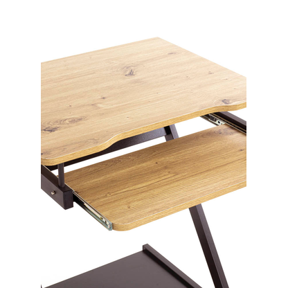 Artikelbild 2 für HAKU Möbel PC-Tisch mit Rollen eiche hell 60,0 x 49,0 x 75,0 cm, Artikelnummer 558062