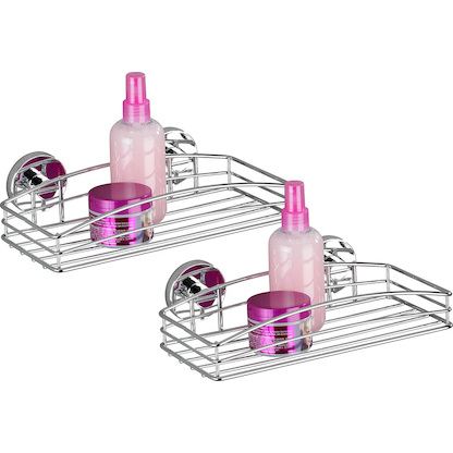 Artikelbild 2 für WENKO Duschkörbe Edelstahl, 2 St., Artikelnummer 803843