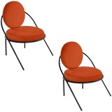 Artikelbild 1 für meet powered by PAPERFLOW Sessel SATURNE rost schwarz Kunstleder, 2 St., Artikelnummer 230759