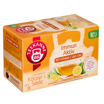 Artikelbild 5 für TEEKANNE Immun Aktiv Tee 18 Portionen, Artikelnummer 418059