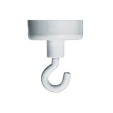 Artikelbild 1 für FRANKEN Magnethaken weiß, Metall Ø 47,0 mm, 1 St., Artikelnummer 670028