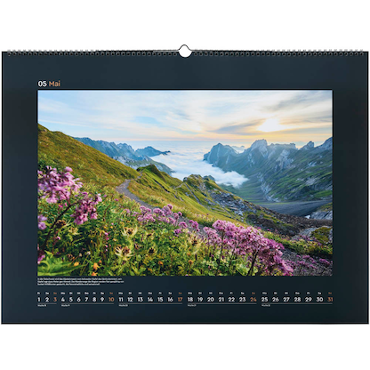 Artikelbild 6 für KUNTH Monats-Wandkalender Farben der Erde - Europa 2026, Artikelnummer 575686