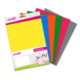 Artikelbild 1 für plottiX PremiumFlex Aufbügelfolie farbsortiert Flex-Folie 20,0 x 30,0 cm, 6 St., Artikelnummer 265780