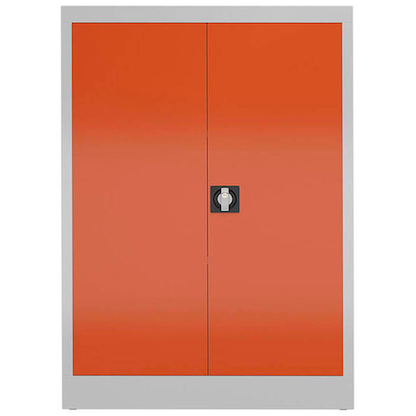 Artikelbild 3 für ClassiX Metallschrank X-530324 feuerrot, lichtgrau 92,0 x 42,0 x 120,0 cm, aufgebaut, Artikelnummer 183937