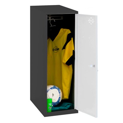 Artikelbild für Simonrack Spind SIMONLOCKER DISM SINGLE anthrazit, weiß 8425437108563, 1 Schließfach 30,0 x 50,0 x 91,5 cm, Artikelnummer 354128