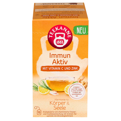 Artikelbild 6 für TEEKANNE Immun Aktiv Tee 18 Portionen, Artikelnummer 418059