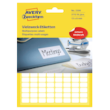 Artikelbild 1 für 3.712 AVERY Zweckform Etiketten 3306 weiß 13,0 x 8,0 mm, Artikelnummer 167551