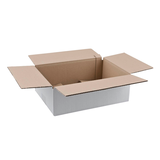 Artikelbild 1 für 20 Nestler Wellpapp-Faltkartons 1-wellig weiß 31,5 x 22,5 x 11,7 cm Außenmaß, Artikelnummer 598060