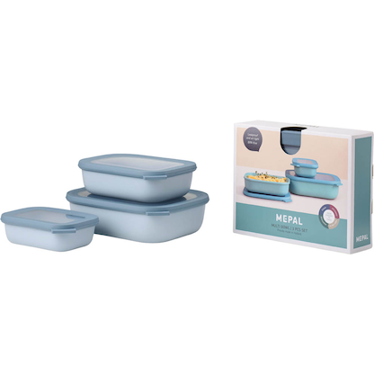 Artikelbild für MEPAL Frischhaltedosen-Set Cirqula blau 0,5/1,0/2,0 l, 1 Set, Artikelnummer 891207