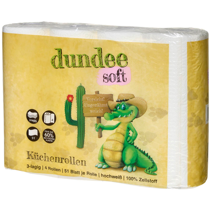 Artikelbild 3 für dundee Küchenrollen 3-lagig, 32 Rollen, Artikelnummer 528616
