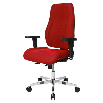 Artikelbild 10 für Topstar Bürostuhl Point 91, PI99GBC1 Stoff rot, Gestell alu, Artikelnummer 324731