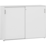 Artikelbild 1 für MÖBELPARTNER Schiebetürenschrank 1500, 701488 lichtgrau 4 Fachböden 160,2 x 41,0 x 119,4 cm, Artikelnummer 184141