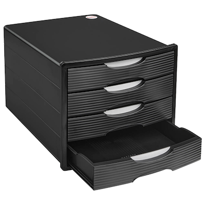 helit Schubladenbox H6129634 DIN A4 26,2 x 33,0 x 21,2 cm helit Schubladenbox H6129634 DIN A4 26,2 x 33,0 x 21,2 cm