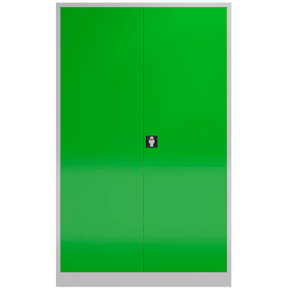 Artikelbild 3 für ClassiX Metallschrank X-530375 lichtgrau, gelbgrün 120,0 x 42,0 x 194,5 cm, aufgebaut, Artikelnummer 183986