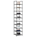 Artikelbild 1 für SONGMICS Schuhregal schwarz 33,0 x 33,0 x 173,0 cm, Artikelnummer 260939