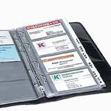 Artikelbild 1 für JSA Visitenkartenhüllen transparent, für bis zu 8 Visitenkarten, 10 St., Artikelnummer 796201