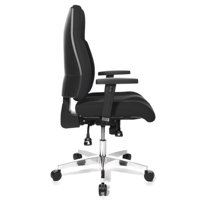 Artikelbild 9 für Topstar Bürostuhl Point 91, PI99GBC0 Stoff schwarz, Gestell alu, Artikelnummer 324756