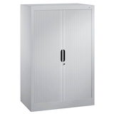Artikelbild 1 für CP Omnispace Rollladenschrank silber 2 Fachböden 80,0 x 42,0 x 123,0 cm, Artikelnummer 411951