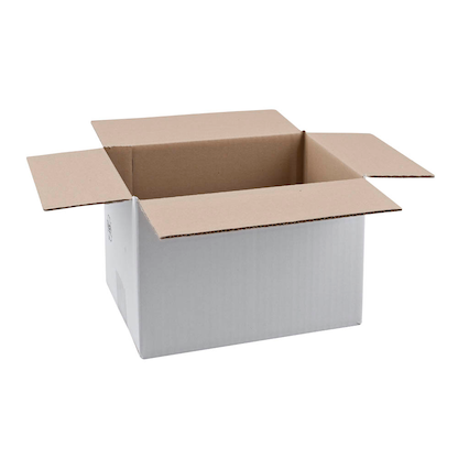 Artikelbild für 20 Nestler Wellpapp-Faltkartons 1-wellig weiß 27,0 x 18,0 x 18,7 cm Außenmaß, Artikelnummer 598292