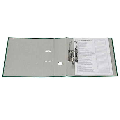 Artikelbild 5 für bene No.1 Power Ordner grün Kunststoff 8,0 cm DIN A4, Artikelnummer 426205