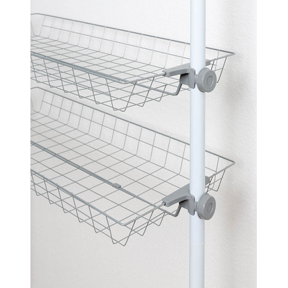 Artikelbild 3 für 2 WENKO Herkules Ablagen für Garderobensystem grau 94,0 x 38,0 x 8,0 cm, Artikelnummer 664963