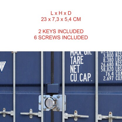 Artikelbild 3 für Master Lock® Tür-Zusatzschloss 736EURD silber, Artikelnummer 727384