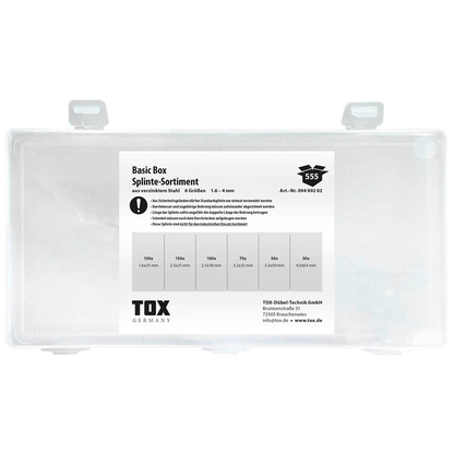 Artikelbild 3 für TOX Splinte-Sortiment BASIC 555 tlg., Artikelnummer 560167