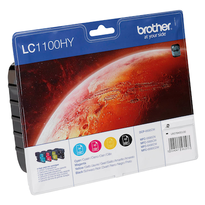 Artikelbild 2 für brother LC-1100HYBK/C/M/Y schwarz, cyan, magenta, gelb Druckerpatronen, 4er-Set, Artikelnummer 628859