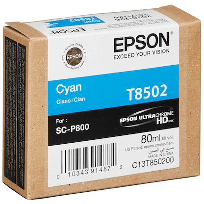 Artikelbild 2 für EPSON T8502 cyan Druckerpatrone, Artikelnummer 547683